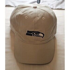 Seattle Seahawks Tan Hat In Great Condition. One Sz Fits All